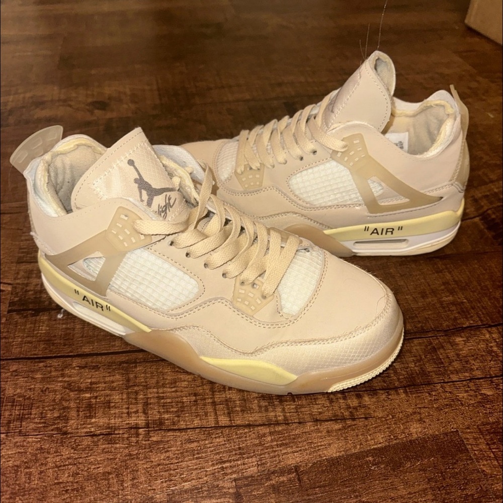Jordan Sneakers in Cream and White - Picture 2 of 3